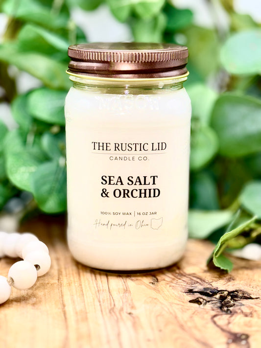 Sea Salt & Orchard 16 oz candle