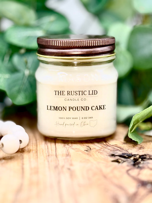 Lemon Pound Cake 8 oz candle