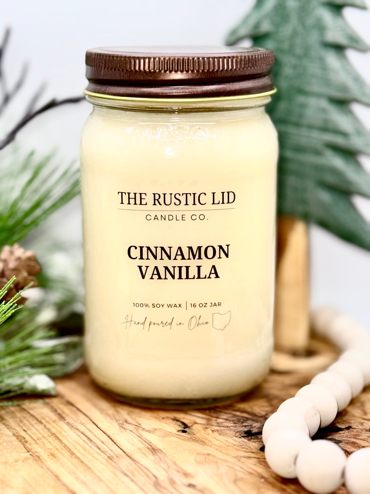 Cinnamon Vanilla 16 oz candle