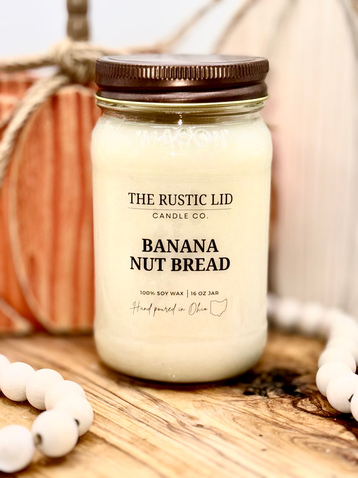 Banana Nut Bread 16 oz candle