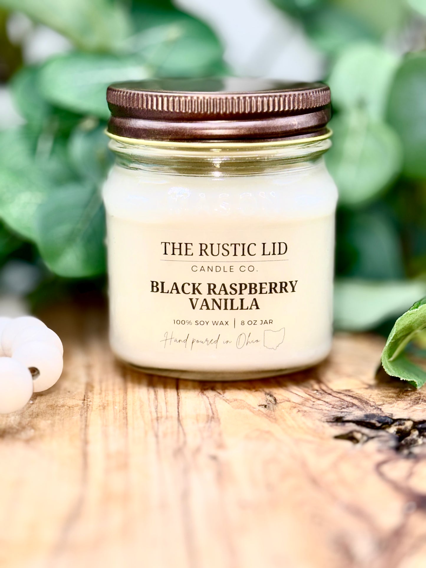 Black Raspberry Vanilla 8 oz candle