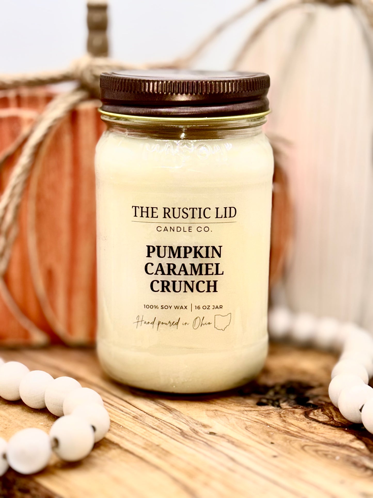 Pumpkin Carmel Crunch 16 oz candle