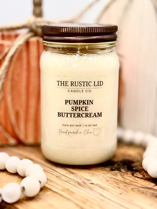 Pumpkin Spice Buttercream 16 oz candle