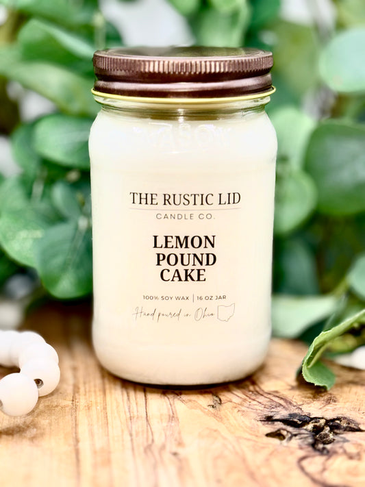 Lemon Pound Cake 16 oz candle