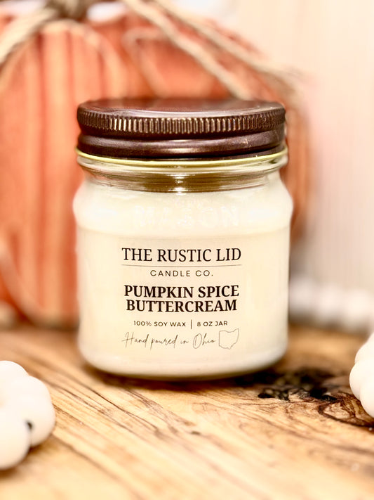 Pumpkin Spice Buttercream 8 oz candle