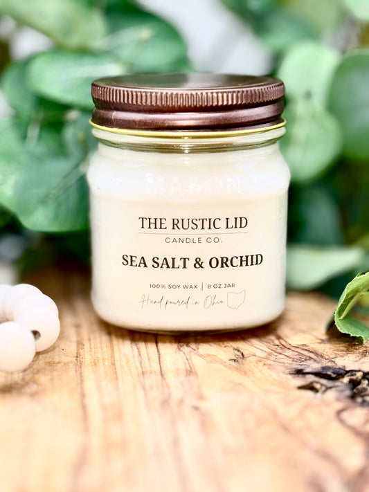 Sea Salt & Orchard 8 oz candle