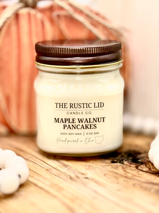 Maple Walnut Pancakes 8 oz candle