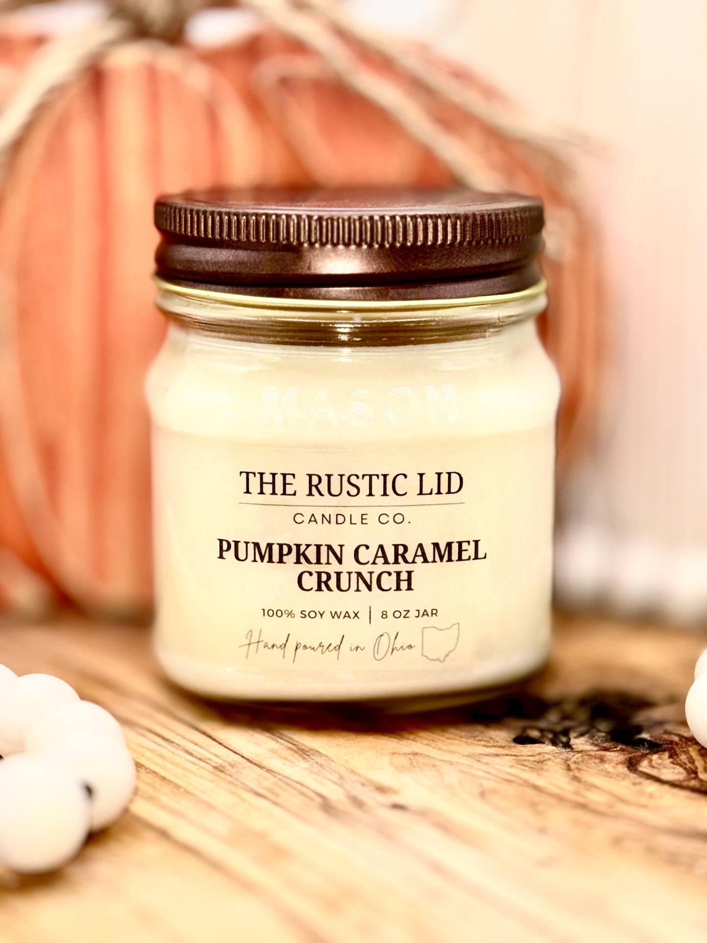 Pumpkin Carmel Crunch 8 oz candle