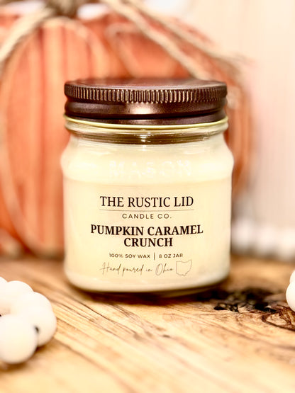 Pumpkin Caramel Crunch 8 oz candle