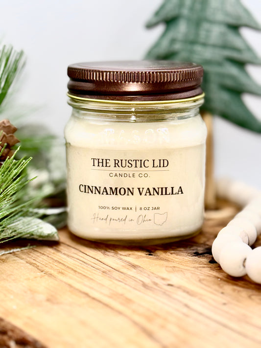 Cinnamon Vanilla 8 oz candle